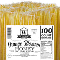 Cargar la imagen en la vista de la galería, Raw Honey Straws – Orange Blossom & Wildflower | Weeks Honey Farm