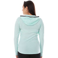 Cargar la imagen en la vista de la galería, Women's 1/4 Zip Merino Sun Hoodie - Microweight