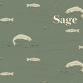 Cargar la imagen en la vista de la galería, Trout Wallpaper by Cassandra Zaniboni