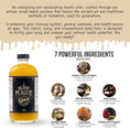 Cargar la imagen en la vista de la galería, Black Plague Gold Fire Cider - 16oz All-Natural Elixir for Immunity, Gut Health & Wellness: Handcrafted, Small Batch, Herbal Apple Cider Vinegar, Whole, Raw & Sugar-Free - Unleash Your Optimal Health