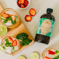 Cargar la imagen en la vista de la galería, Organic Spearmint & Rosemary Moringa Infusion – Daily Herbal Tonic with Apple Cider Vinegar, Honey | Supports Mental Clarity & Circulation | Non-GMO, 16 oz