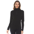 Load image into Gallery viewer, Midweight Women's Wool 1/4 Zip - 100% Merino Wool