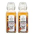 Load image into Gallery viewer, Fresh Press Farms Organic Peach Cider Vinegar with the Mother, 16.4 Fl Oz (Pack of 2), Georgia Grown, Raw, Unfiltered, Certified Whole30, Non-GMO