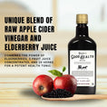 Cargar la imagen en la vista de la galería, Yoder’s Good Health Recipe Apple Cider Vinegar Liquid Complex, 25 oz, Amish Harvest Herbal Tonic with Elderberry Juice, Organic Wildcrafted Herbs, Raw Detoxifying Antioxidants (2)