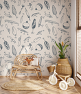 Cargar la imagen en la vista de la galería, Bait Wallpaper by Kim Hallquist Designs