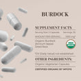 Load image into Gallery viewer, Burdock Capsules