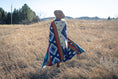 Load image into Gallery viewer, Andean Alpaca Wool Blanket - Ocean Breeze