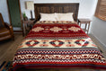 Load image into Gallery viewer, Andean Alpaca Wool Blanket - Wildfire