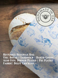 Cargar la imagen en la vista de la galería, Handmade Bread Bag | Beeswaxed