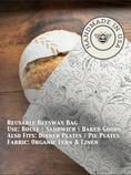 Cargar la imagen en la vista de la galería, Handmade Bread Bag | Beeswaxed