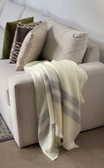 Load image into Gallery viewer, Luxury Collection Ultra Soft Throw Blanket; baby alpaca wool and recycled fibers.