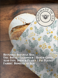 Cargar la imagen en la vista de la galería, Handmade Bread Bag | Beeswaxed
