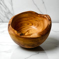 Cargar la imagen en la vista de la galería, Rustic Live Edge Olive Wood Snack Bowl