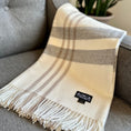Load image into Gallery viewer, Royal Baby Alpaca Wool Checkered Throw Blanket