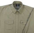Cargar la imagen en la vista de la galería, Flying R Ranchwear - Prairie Twill Solid - Khaki - Long Sleeve - Snaps - Classic Fit