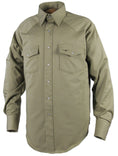Cargar la imagen en la vista de la galería, Flying R Ranchwear - Prairie Twill Solid - Khaki - Long Sleeve - Snaps - Classic Fit