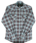 Cargar la imagen en la vista de la galería, Flying R Ranchwear - Feather Plaids - Brown & Turquoise - Long Sleeve - NEW FIT
