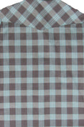 Cargar la imagen en la vista de la galería, Flying R Ranchwear - Feather Plaids - Brown & Turquoise - Long Sleeve - NEW FIT