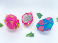 Load image into Gallery viewer, Beeswax Food Wrap - Dragonfruit Print