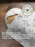 Cargar la imagen en la vista de la galería, Handmade Bread Bag | Beeswaxed