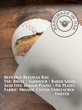 Cargar la imagen en la vista de la galería, Handmade Bread Bag | Beeswaxed