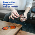 Cargar la imagen en la vista de la galería, Versa Blue Light Blocking Glasses – with Interchangeable 50% and 99% Blocking Lenses