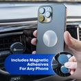 Cargar la imagen en la vista de la galería, Magnetic Car Phone Holder – Air Vent Mount w/ 360° Rotation