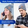 Cargar la imagen en la vista de la galería, EMF Radiation Protection Winter Beanie