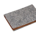Load image into Gallery viewer, Felt and Leather Bifold Wallet