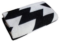 Load image into Gallery viewer, La Eva Blanket: Black and White, Alpaca Wool, Recycled Acrylic, Fair Trade 90" x 79"