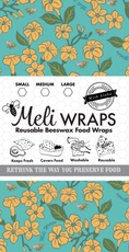 Load image into Gallery viewer, Beeswax Food Wrap - Puakenikeni Print