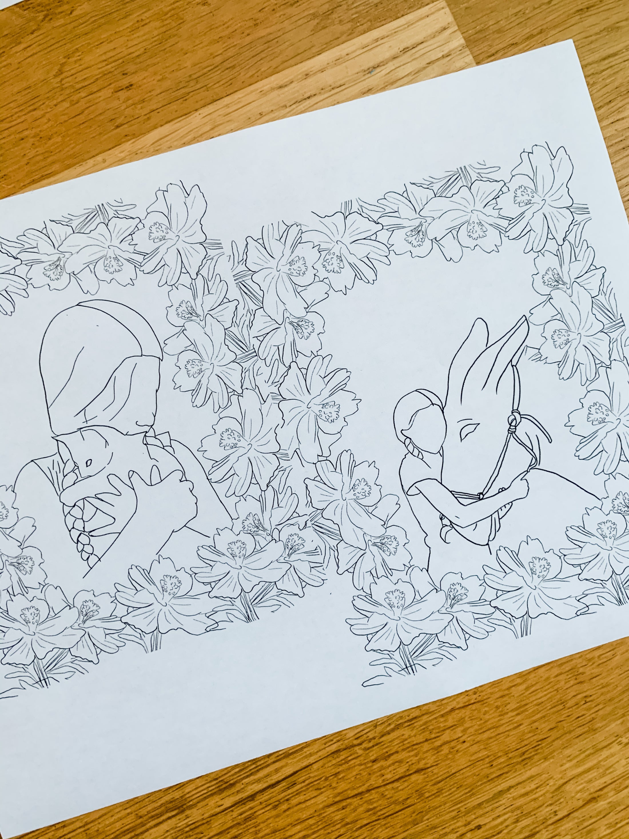 Oklahoma Donkey Dairy Coloring Book FREE Download