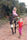 Girls leading Mammoth Donkey