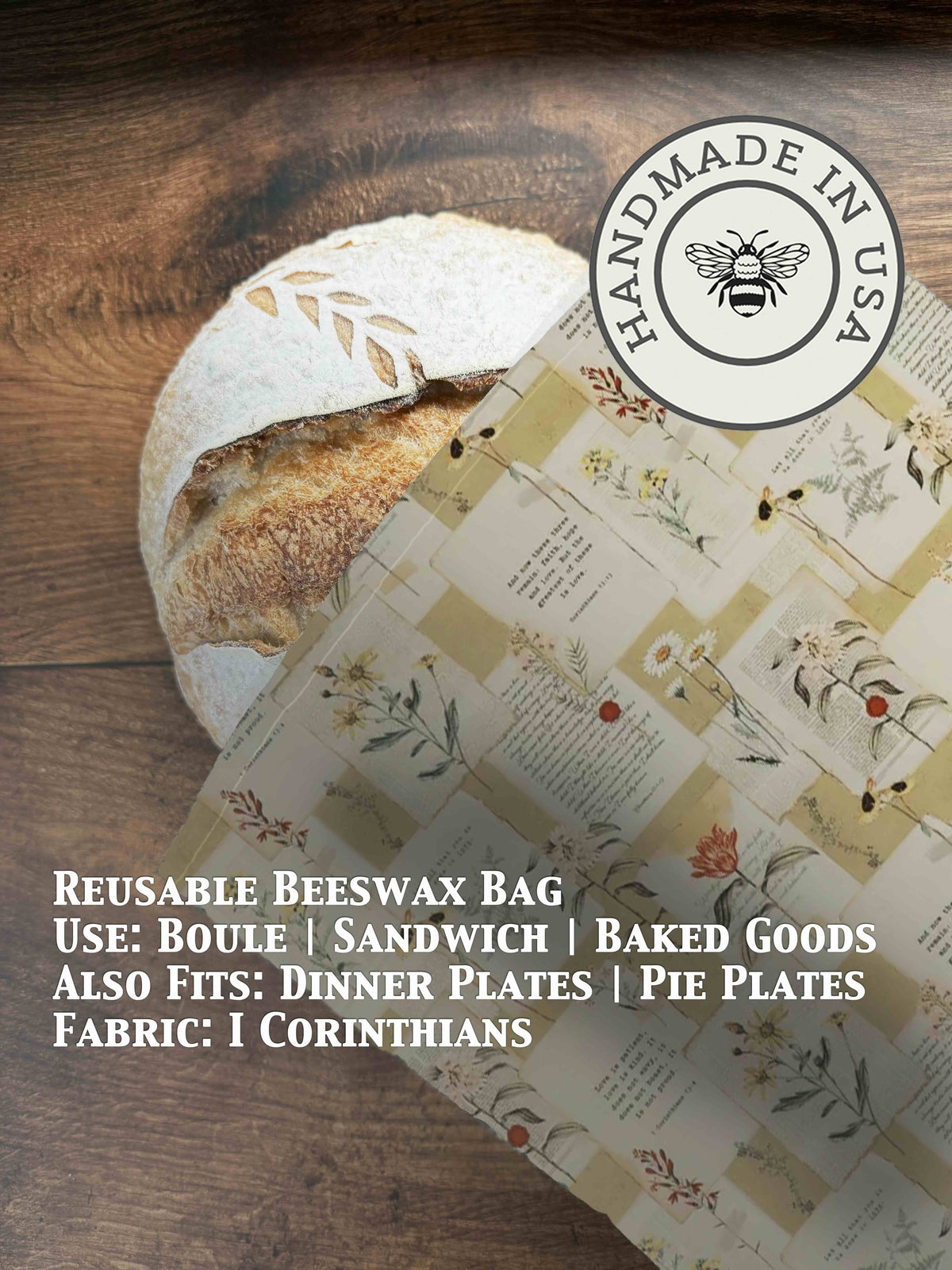 Handmade Bread Bag | Beeswaxed