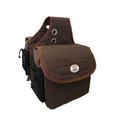 Cargar la imagen en la vista de la galería, Tahoe Padded Triple Layer 1200D Nylon Saddle Bags For Trail Riding 1 Year Warranty With 2 Pockets For Water Bottles
