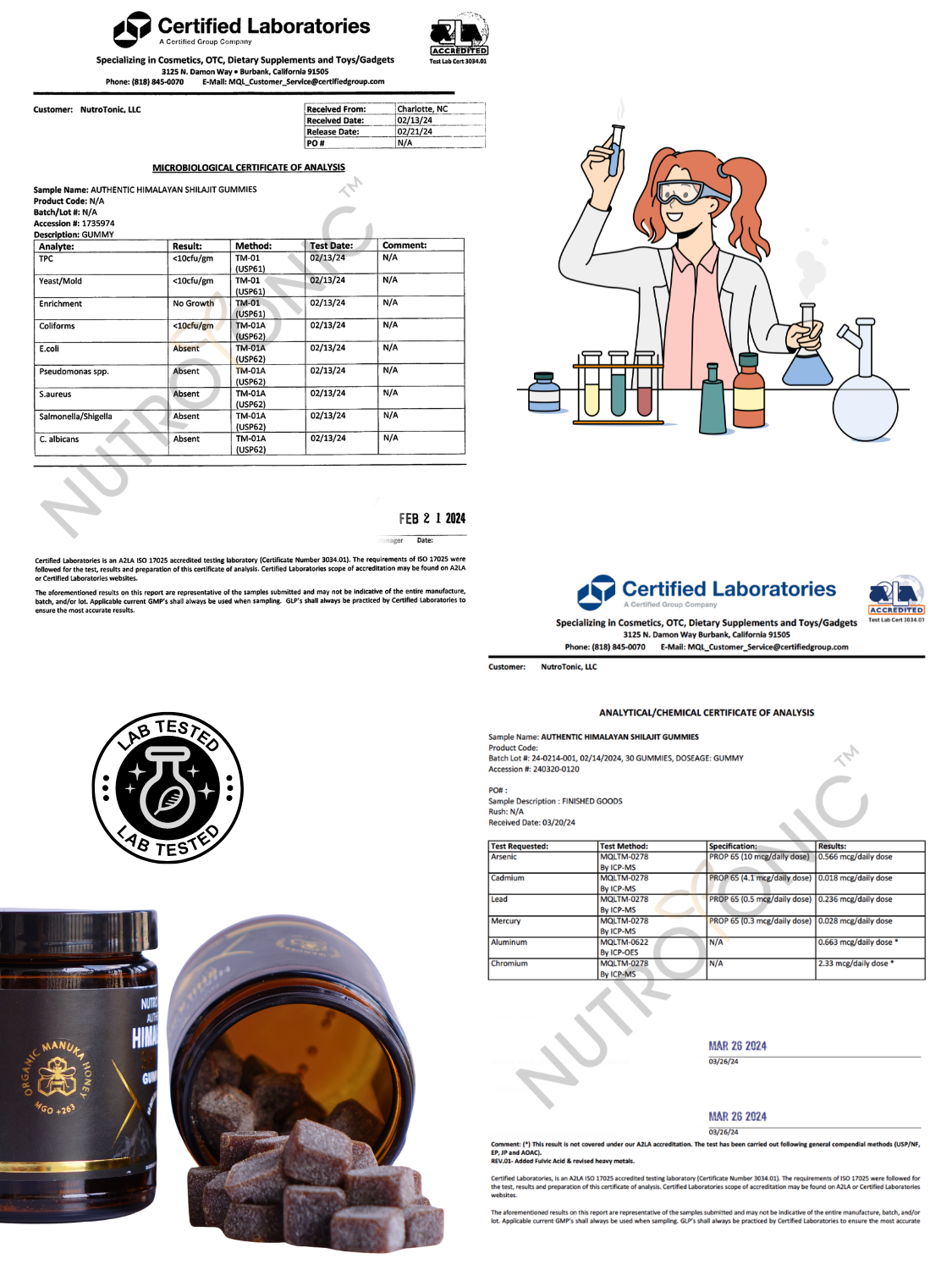 Authentic Himalayan Shilajit Gummies Trial Pack