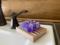 Load image into Gallery viewer, 4" Alder Battlement Style Soap Dish
