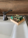 Load image into Gallery viewer, 4" Alder Battlement Style Soap Dish
