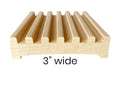 Load image into Gallery viewer, 4" Alder Battlement Style Soap Dish
