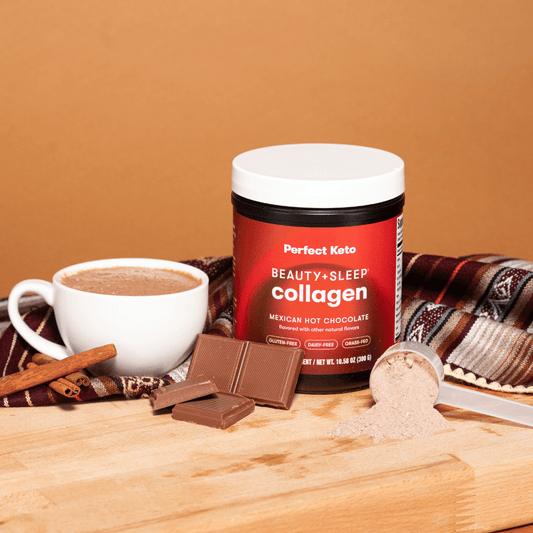 Beauty + Sleep Collagen: Keto Mexican Hot Chocolate