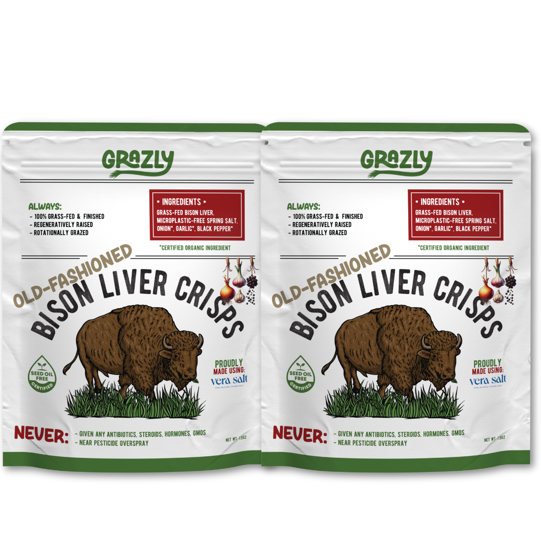 Bison Liver Crisps - 100% Grass-Fed/Finished