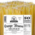 Cargar la imagen en la vista de la galería, Raw Honey Straws – Orange Blossom & Wildflower | Weeks Honey Farm
