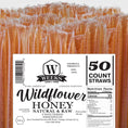 Cargar la imagen en la vista de la galería, Raw Honey Straws – Orange Blossom & Wildflower | Weeks Honey Farm
