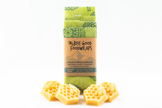 Green Mandalas Beeswax Wrap Collection
