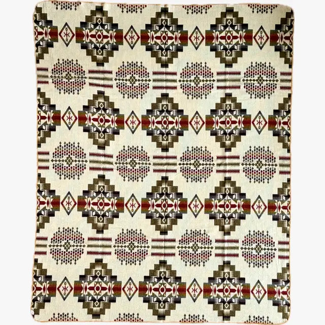 Andean Alpaca Wool Blanket - Sandstone