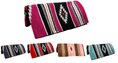 Cargar la imagen en la vista de la galería, Handwoven Navajo-Inspired Acrylic Western Horse Saddle Blanket – 32" x 64", Southwest Aztec Design, Decorative, Great for Riding, Display, or Home Decor
