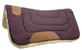 Cargar la imagen en la vista de la galería, Pony Contour Cut Canvas Western Saddle Pad with Fleece Lining by Tahoe Tack - Size 23" X 23"
