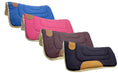 Cargar la imagen en la vista de la galería, Pony Contour Cut Canvas Western Saddle Pad with Fleece Lining by Tahoe Tack - Size 23" X 23"
