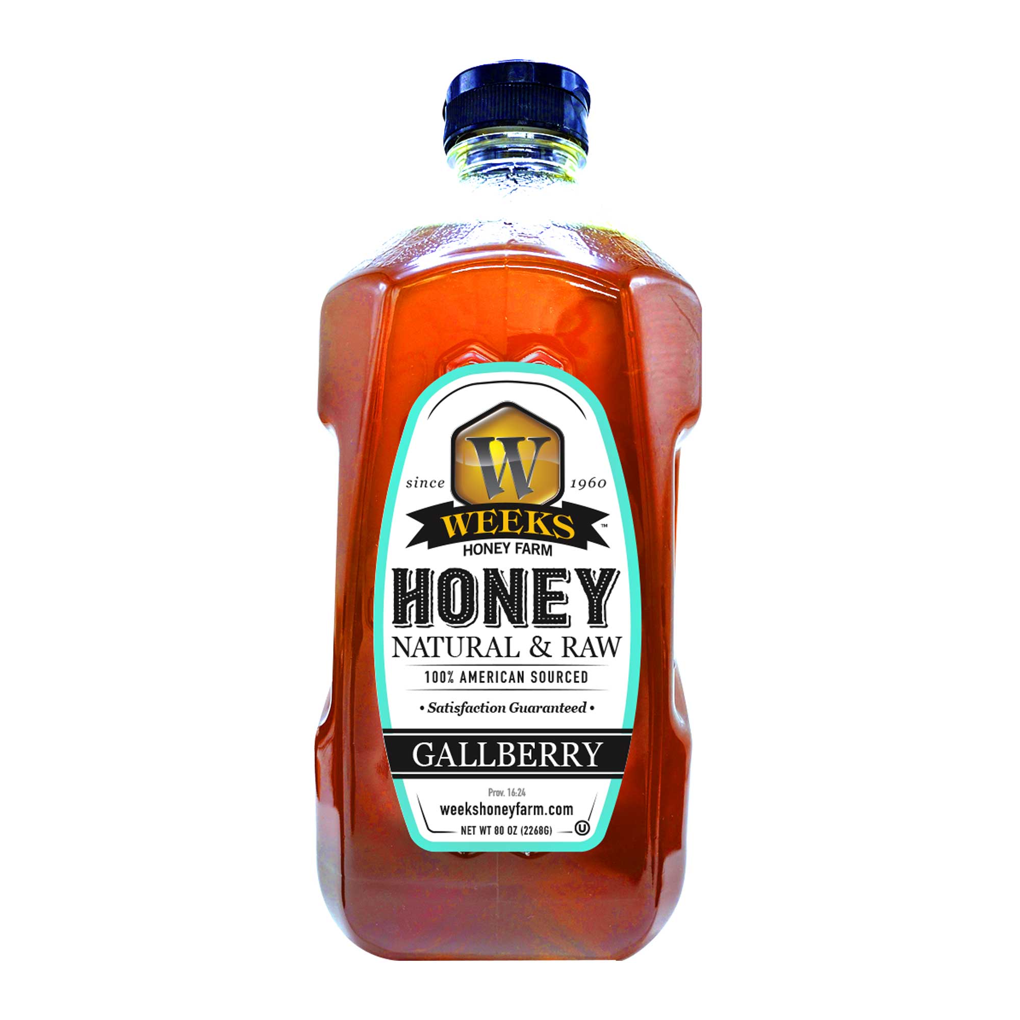 Our Best All-Natural Pure Raw Gallberry Honey