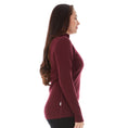 Load image into Gallery viewer, Midweight Women's Wool 1/4 Zip - 100% Merino Wool
